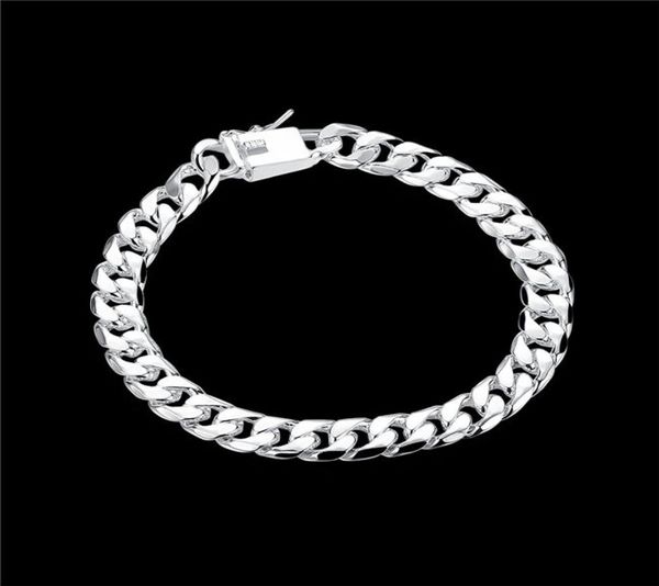 ship 8mm square buckle side brace 925 silver bracelet jspb227beast gift men and women sterling silver plated chain link bra5049836, Black
ship 8mm square buckle side brace 925 silver bracelet jspb227beast gift men and women sterling silver plated chain link bra5049836, Black