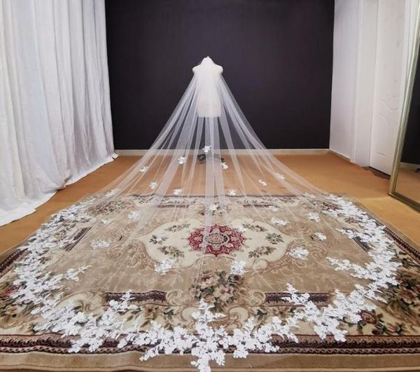 bridal veils real pos long lace appliques wedding veil white ivory cathedral 35 meters bride accessories 20217895919, Black
bridal veils real pos long lace appliques wedding veil white ivory cathedral 35 meters bride accessories 20217895919, Black