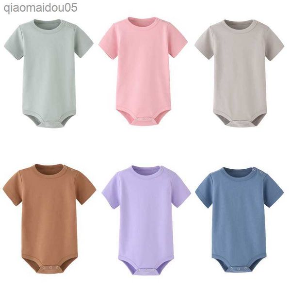 summer baby bodysuit short sleeve 3-24 months boy and girl clothes cotton onesies newborn infant children's clothing l230712, Blue
summer baby bodysuit short sleeve 3-24 months boy and girl clothes cotton onesies newborn infant children's clothing l230712, Blue