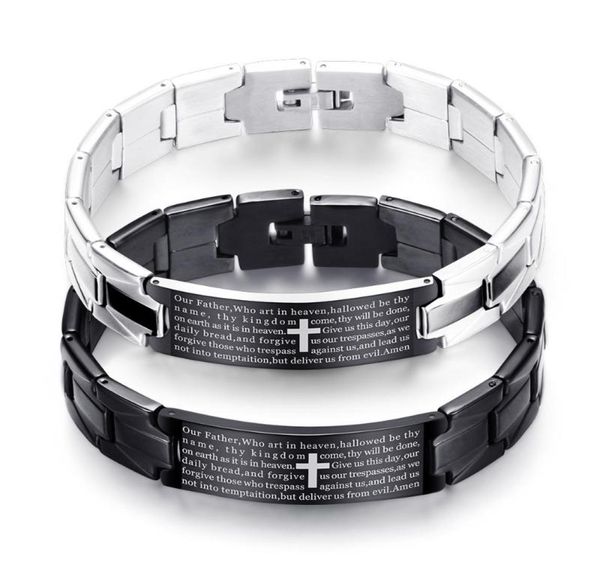 bangle holy bible men bracelet black stainless steel watch strap silvering plating jewelry gift for women3644420
bangle holy bible men bracelet black stainless steel watch strap silvering plating jewelry gift for women3644420
