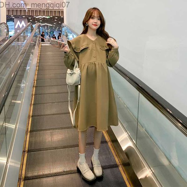 maternity dresses 6009# autumn and winter fashion pregnant women's dress with thick density and loose ruffles suitable for pregnant wom, White
maternity dresses 6009# autumn and winter fashion pregnant women's dress with thick density and loose ruffles suitable for pregnant wom, White