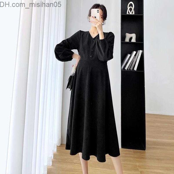 maternity dresses dresses 523# autumn winter corduroy maternity long dress v neck ties waist a line loose clothes for pregnant women pregnan, White
maternity dresses dresses 523# autumn winter corduroy maternity long dress v neck ties waist a line loose clothes for pregnant women pregnan, White