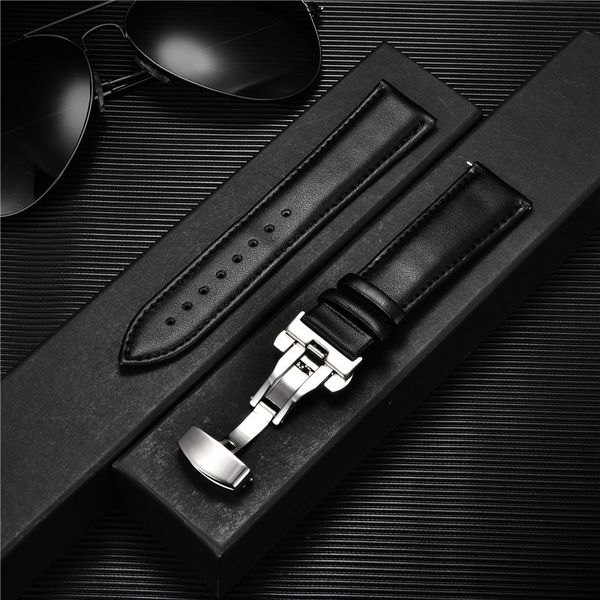 watch bands leather band 18mm 20mm 22mm 24mm straps stainless steel butterfly buckle clasp bracelet black brown wristband belt 230727
watch bands leather band 18mm 20mm 22mm 24mm straps stainless steel butterfly buckle clasp bracelet black brown wristband belt 230727