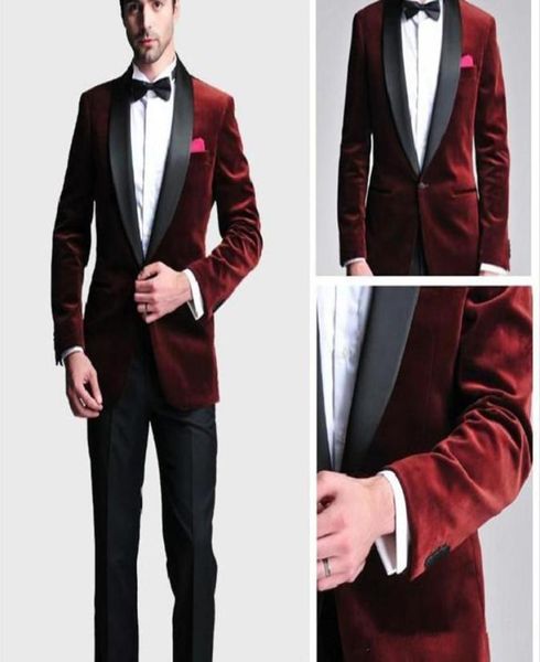fashionable groom tuxedos groomsmen one button dark red velvet shawl lapel man suit wedding men039s blazer suits jacketp4172375, Black;gray
fashionable groom tuxedos groomsmen one button dark red velvet shawl lapel man suit wedding men039s blazer suits jacketp4172375, Black;gray