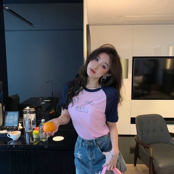summer ladies letter print patchwork color casual short sleeve, polyester fabric comfortable can not afford the ball, casual fashion daily p, White
summer ladies letter print patchwork color casual short sleeve, polyester fabric comfortable can not afford the ball, casual fashion daily p, White