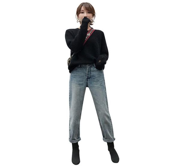 celebrity high waist women jeans korean chic straight pants temperament joker baggy womens clothing ropa de mujer9769766, Blue
celebrity high waist women jeans korean chic straight pants temperament joker baggy womens clothing ropa de mujer9769766, Blue