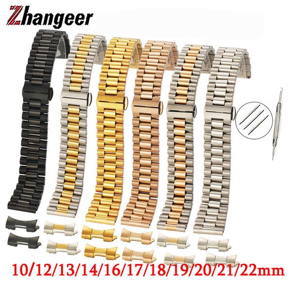 watch bands solid stainless steel band 10mm 12mm 13mm 14mm 16mm 17mm 18mm 19mm 20mm 21mm 22mm universal wrist strap butterfly buckle 230727, Black;brown
watch bands solid stainless steel band 10mm 12mm 13mm 14mm 16mm 17mm 18mm 19mm 20mm 21mm 22mm universal wrist strap butterfly buckle 230727, Black;brown