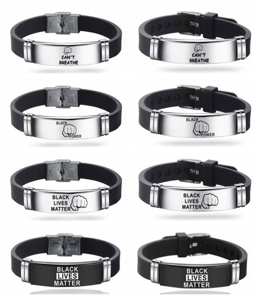 stainless steel silicone punk bracelet for men black lives matter i can039t breathe bracelet adjustable trendy wristband bracel6368583
stainless steel silicone punk bracelet for men black lives matter i can039t breathe bracelet adjustable trendy wristband bracel6368583