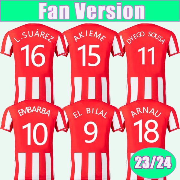 23 24 almeria mens soccer jerseys . suarez samu mendes el bilal embarba dyego sousa akieme arnau home red white football shirt short sleeve, Black;yellow
23 24 almeria mens soccer jerseys . suarez samu mendes el bilal embarba dyego sousa akieme arnau home red white football shirt short sleeve, Black;yellow