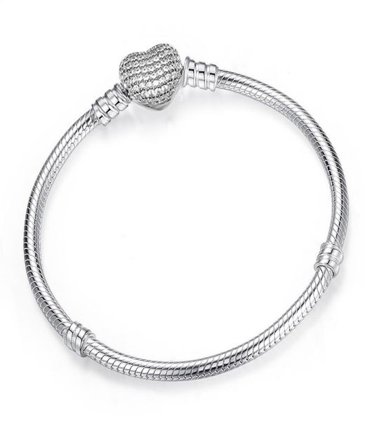 authentic 925 sterling silver plated bracelet fit bracelet charms heart pave cz bangle european beads silver jewelry for women1462772, Black
authentic 925 sterling silver plated bracelet fit bracelet charms heart pave cz bangle european beads silver jewelry for women1462772, Black
