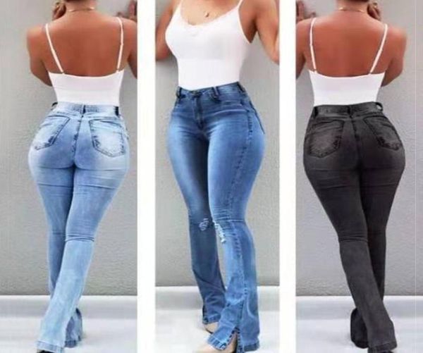 2020 autumn fashion women denim jeans highwaist straight jeans for women side split vintage female long pant caprisg302120657, Blue
2020 autumn fashion women denim jeans highwaist straight jeans for women side split vintage female long pant caprisg302120657, Blue