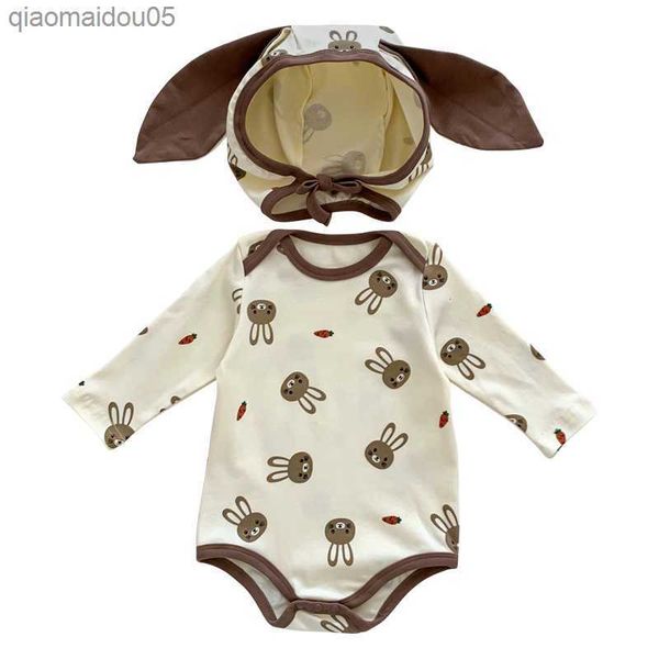 cartoon bunny baby jumpsuit for boys girls spring autumn newborn romper with hat korea infant onesie toddler one-pieces clothing l230712, Blue
cartoon bunny baby jumpsuit for boys girls spring autumn newborn romper with hat korea infant onesie toddler one-pieces clothing l230712, Blue