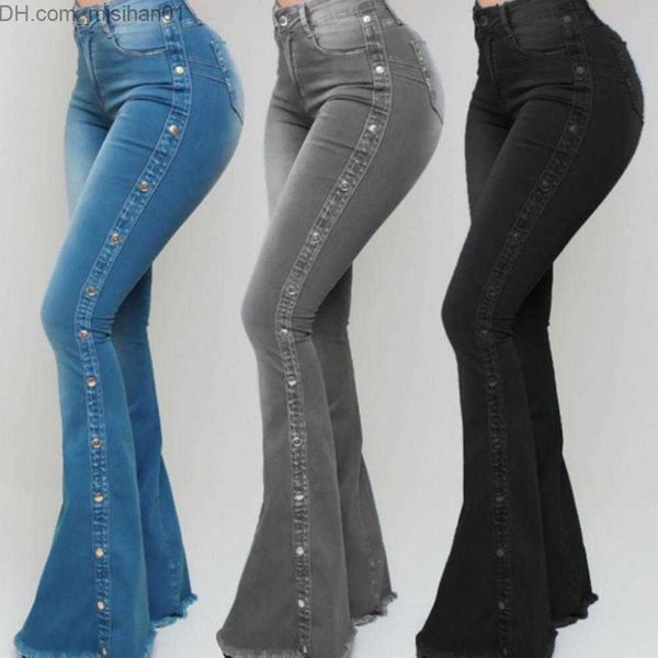 women's jeans mid rise elastic flare jeans women's denim pants wide leg hip lift casual korean tight bell bottom pocket trousers z, Blue
women's jeans mid rise elastic flare jeans women's denim pants wide leg hip lift casual korean tight bell bottom pocket trousers z, Blue