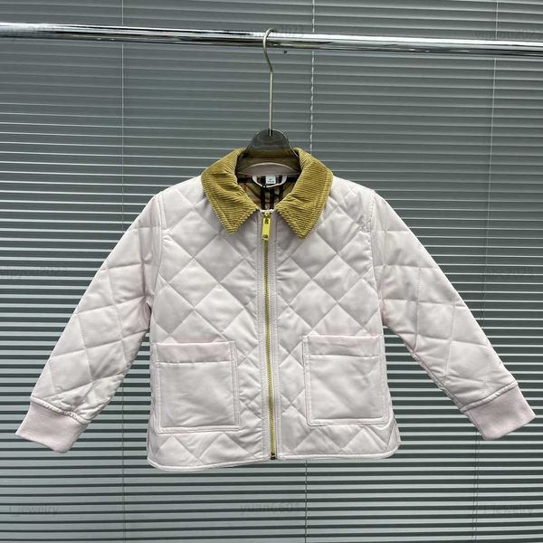 2023 designer long sleeved baby clothes corduroy collar kids jacket size 100-160 cm checkered lining child zipper coat, Blue;gray
2023 designer long sleeved baby clothes corduroy collar kids jacket size 100-160 cm checkered lining child zipper coat, Blue;gray