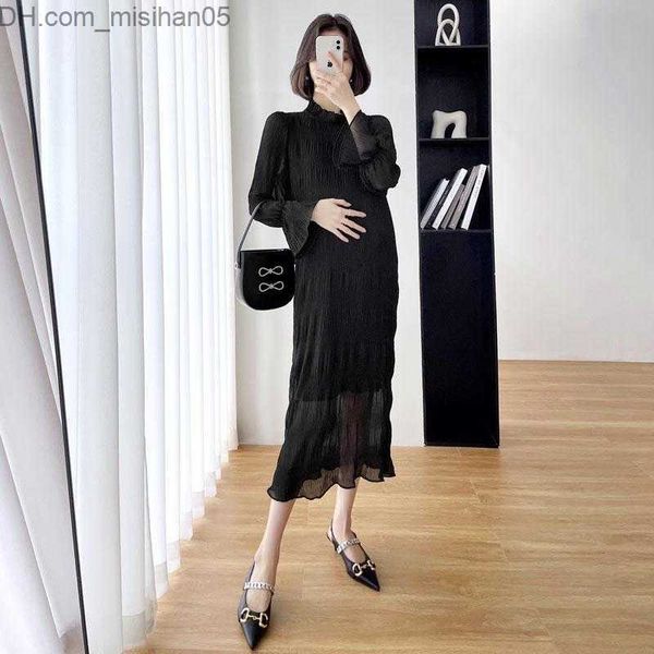maternity dresses dresses 9114# 2022 spring new korean fashion pleated chiffon maternity long dress chic ins clothes for pregnant women preg, White
maternity dresses dresses 9114# 2022 spring new korean fashion pleated chiffon maternity long dress chic ins clothes for pregnant women preg, White