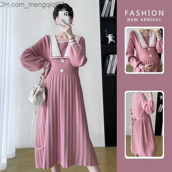 maternity dresses korean fashion pregnant women's dress 2022 winter and autumn design long sleeve thick warm pregnant women's wear, White
maternity dresses korean fashion pregnant women's dress 2022 winter and autumn design long sleeve thick warm pregnant women's wear, White