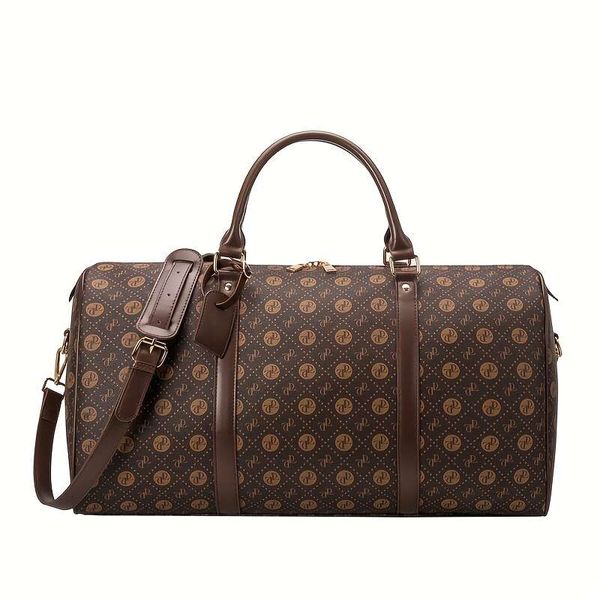 large capacity vintage print lage bag, lightweight portable zipper duffle bag
large capacity vintage print lage bag, lightweight portable zipper duffle bag
