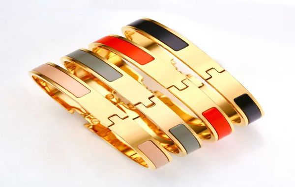 fashion bangle 8mm stainless steel charm bracelets women luxury jewelry designer bangles orange color enamel gift for lover6501137, Black
fashion bangle 8mm stainless steel charm bracelets women luxury jewelry designer bangles orange color enamel gift for lover6501137, Black