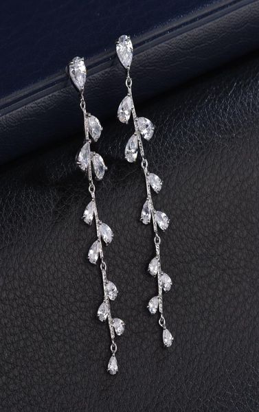 luxury zircon leves long tssel errings for women girls jewelry christms gift5165800, Golden;silver
luxury zircon leves long tssel errings for women girls jewelry christms gift5165800, Golden;silver