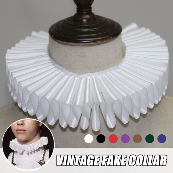 neck ties medieval renaissance classic handmade ruff fake collar retro court nobles false collar drama stage performances clown collar 23072, Blue;purple
neck ties medieval renaissance classic handmade ruff fake collar retro court nobles false collar drama stage performances clown collar 23072, Blue;purple