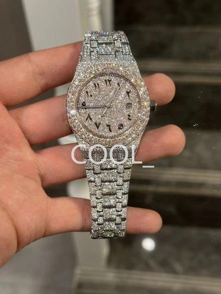 luxury mens watch for men designer movement watches diamond moissanite watch montre iced out watch automatic men's montre luxe mens lux, Slivery;brown
luxury mens watch for men designer movement watches diamond moissanite watch montre iced out watch automatic men's montre luxe mens lux, Slivery;brown