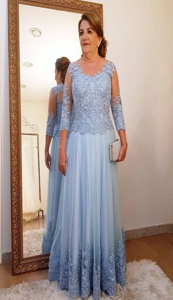 2020 elegant lace mother of the bride dresses sheer neck 34 long sleeve tulle appliques plus size floor length formal evening mot1567043, Black;red
2020 elegant lace mother of the bride dresses sheer neck 34 long sleeve tulle appliques plus size floor length formal evening mot1567043, Black;red