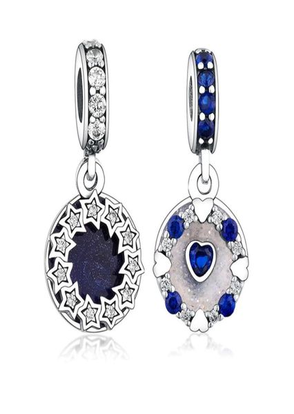 925 sterling silver blue galaxy enamel zirconia stars arrangement & heart circle pendant beads fit original charm bracelet maki294m6989870, Black
925 sterling silver blue galaxy enamel zirconia stars arrangement & heart circle pendant beads fit original charm bracelet maki294m6989870, Black