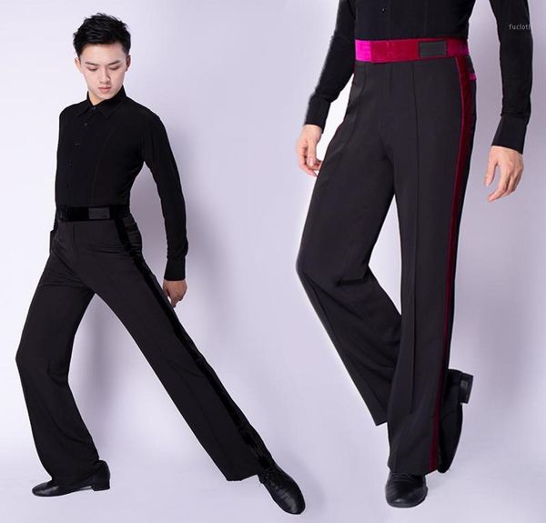 stage wear male latin dancing pants black for men tango chacha rumba professional costumes ballroom trousers bl131514310174, Black;red
stage wear male latin dancing pants black for men tango chacha rumba professional costumes ballroom trousers bl131514310174, Black;red
