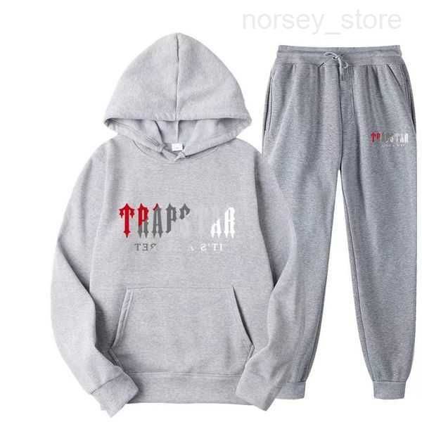 23 tracksuit men's nake tech trapstar track suits hoodie europe american basketball football rugby two-piece with women's long sle, Gray
23 tracksuit men's nake tech trapstar track suits hoodie europe american basketball football rugby two-piece with women's long sle, Gray