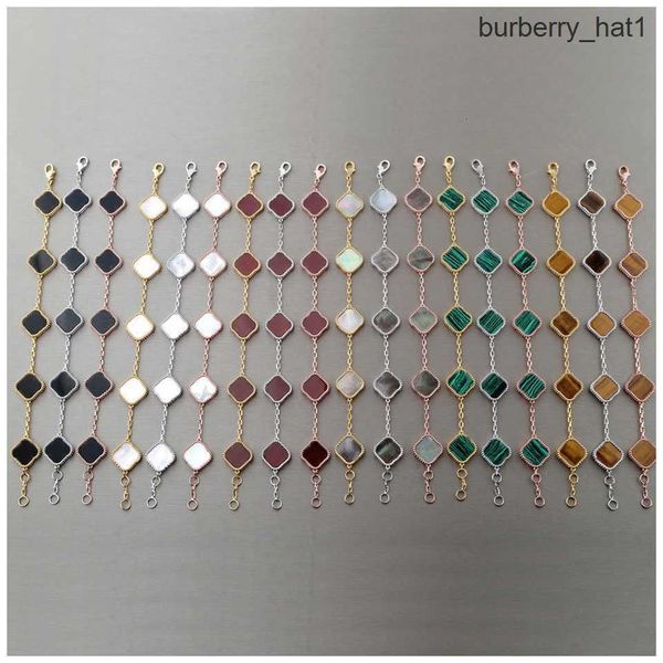 charm bracelets clover bracelets womens bracelet chain personalised bangle links silver braclets partner armband real gold bangles chains 18, Black
charm bracelets clover bracelets womens bracelet chain personalised bangle links silver braclets partner armband real gold bangles chains 18, Black