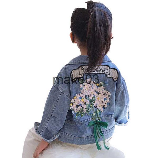 jackets girls denim jacket autumn children clothing baby girl outerwear coat jackets kids jeans wear denim embroidered flower coat j230728, Blue;gray
jackets girls denim jacket autumn children clothing baby girl outerwear coat jackets kids jeans wear denim embroidered flower coat j230728, Blue;gray