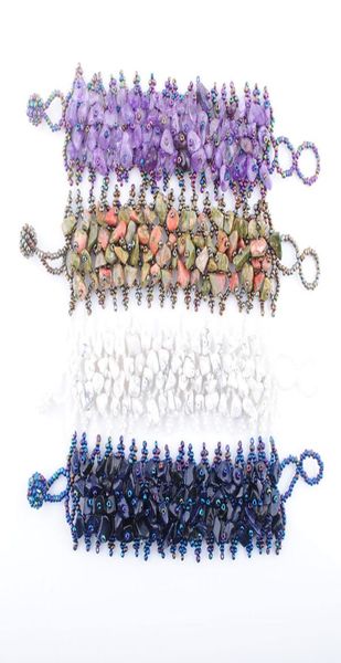 wojiaer natural fluorite quartz stone beaded weave strands bracelets chips beads adjustable bangle women jewelry bk3018521366, Black
wojiaer natural fluorite quartz stone beaded weave strands bracelets chips beads adjustable bangle women jewelry bk3018521366, Black