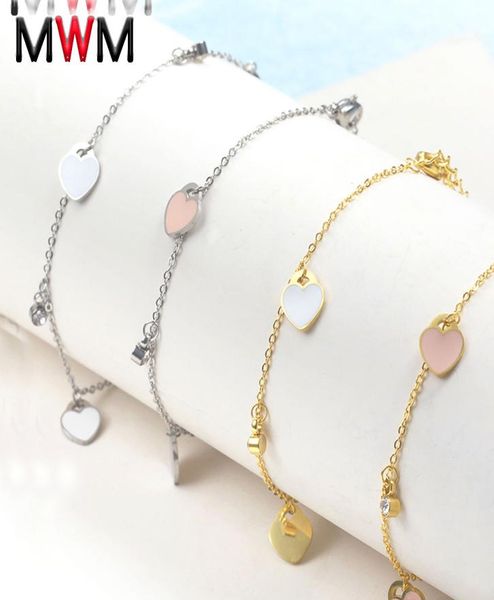m charm bracelet for girl women stainless steel kids braclets jewelry chain link heart female braclet7465905, Golden;silver
m charm bracelet for girl women stainless steel kids braclets jewelry chain link heart female braclet7465905, Golden;silver
