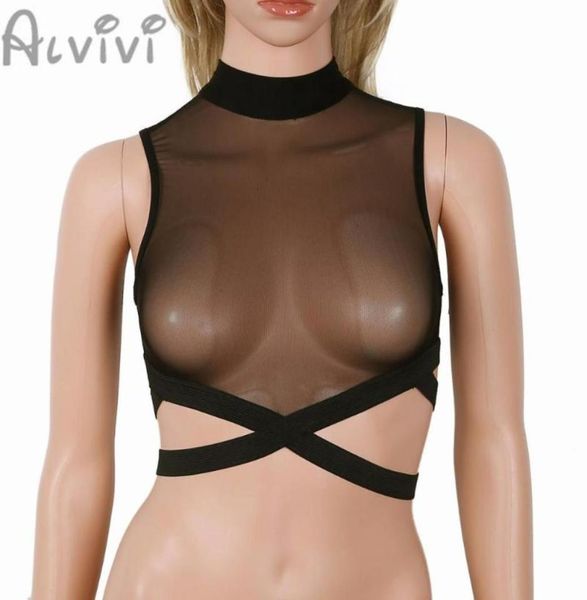 bras sets alvivi women sleeveless crop shirts round neck zipper back see through sheer mesh clubwear party wear tank7255560, Red;black
bras sets alvivi women sleeveless crop shirts round neck zipper back see through sheer mesh clubwear party wear tank7255560, Red;black