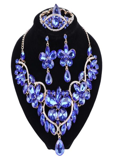 the new blue crystal rhinestone flower necklace earrings set for women wedding luxury bridal jewelry sets5879913, Slivery;golden
the new blue crystal rhinestone flower necklace earrings set for women wedding luxury bridal jewelry sets5879913, Slivery;golden