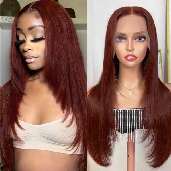 synthetic wigs reddish brown layered cut lace wigs for women black straight t part pre plucked glueless daily cosplay 230227
synthetic wigs reddish brown layered cut lace wigs for women black straight t part pre plucked glueless daily cosplay 230227