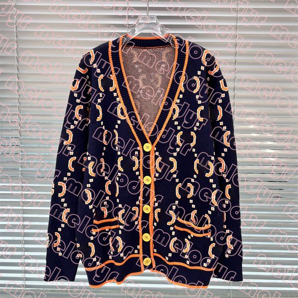 designer letter sweater womens knitted cardigan autumn winter warm wool knits long sleeve cardigan coat, White;black
designer letter sweater womens knitted cardigan autumn winter warm wool knits long sleeve cardigan coat, White;black