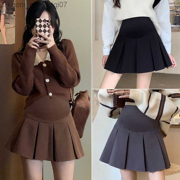 maternity bottoms 1030# autumn and winter wool pregnant women's skirt pleated a-line elastic waist abdominal clothing pregnant women�, White
maternity bottoms 1030# autumn and winter wool pregnant women's skirt pleated a-line elastic waist abdominal clothing pregnant women�, White