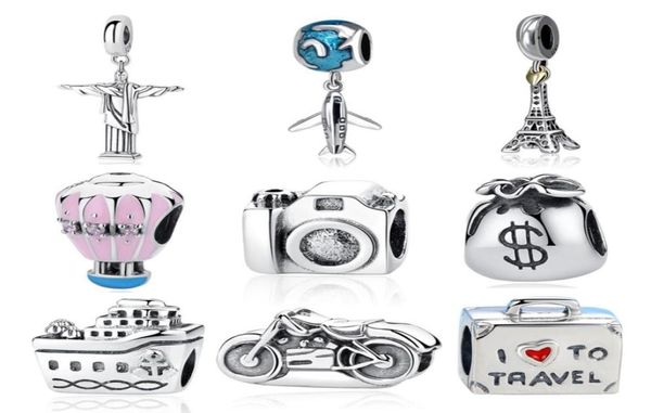new 925 sterling silver charm bead plane travel camera eiffel tower beads fit original bracelet charm diy jewelry gift69666144378699, Black
new 925 sterling silver charm bead plane travel camera eiffel tower beads fit original bracelet charm diy jewelry gift69666144378699, Black