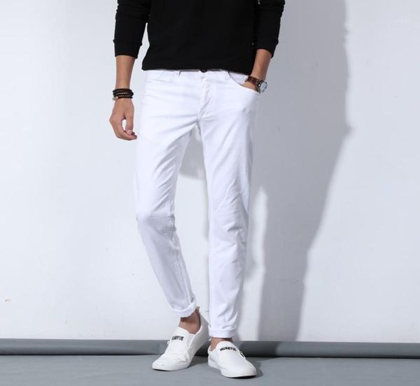 luxury men white jeans fashion casual classic style slim fit soft trousers male brand advanced stretch denim pants15230942, Blue
luxury men white jeans fashion casual classic style slim fit soft trousers male brand advanced stretch denim pants15230942, Blue