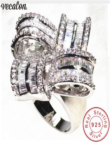 vecalon deluxe promise ring 925 sterling silver diamond big engagement wedding band rings for women party jewelry3788492, Slivery;golden
vecalon deluxe promise ring 925 sterling silver diamond big engagement wedding band rings for women party jewelry3788492, Slivery;golden