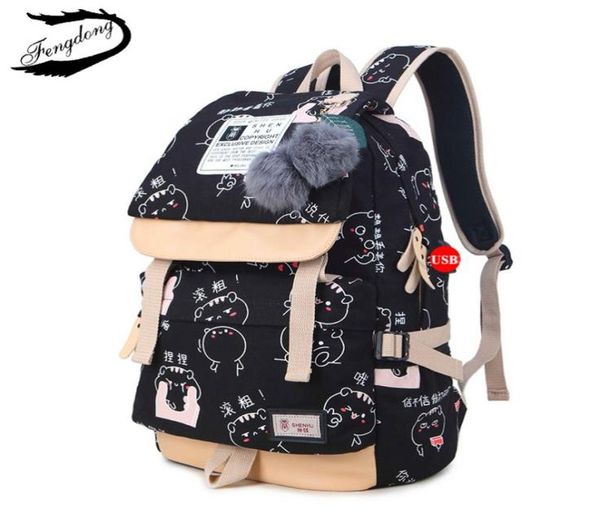 fengdong 2018 cute canvas adolescent girl backpack female kawaii travel bag women backpack satchel mochila bagpack my rucksack y188000003
fengdong 2018 cute canvas adolescent girl backpack female kawaii travel bag women backpack satchel mochila bagpack my rucksack y188000003