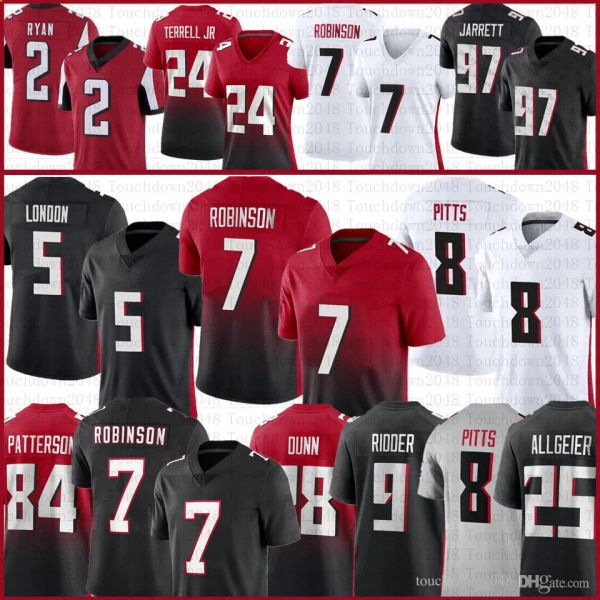 7 bijan robinson drake london custom football jersey kyle pitts taylor heinicke cordarrelle patterson atlantas tyler allgeier koo falcon des, Black;red
7 bijan robinson drake london custom football jersey kyle pitts taylor heinicke cordarrelle patterson atlantas tyler allgeier koo falcon des, Black;red