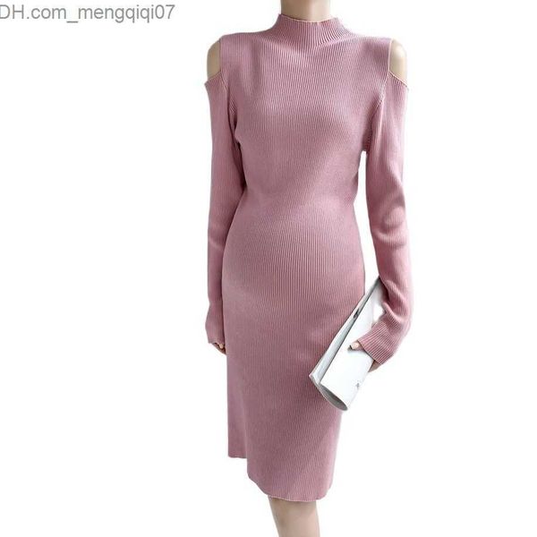 maternity dresses pregnant women's sweater hollow shoulder slim fit long sleeve knee length winter autumn sweater pregnant women's, White
maternity dresses pregnant women's sweater hollow shoulder slim fit long sleeve knee length winter autumn sweater pregnant women's, White