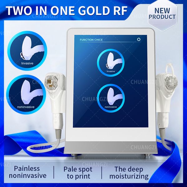 new 2in1 gold fractional rf face lifting microneedle equipment facial skin rejuvenation and wrinkle removal beauty machine for salon and hom
new 2in1 gold fractional rf face lifting microneedle equipment facial skin rejuvenation and wrinkle removal beauty machine for salon and hom