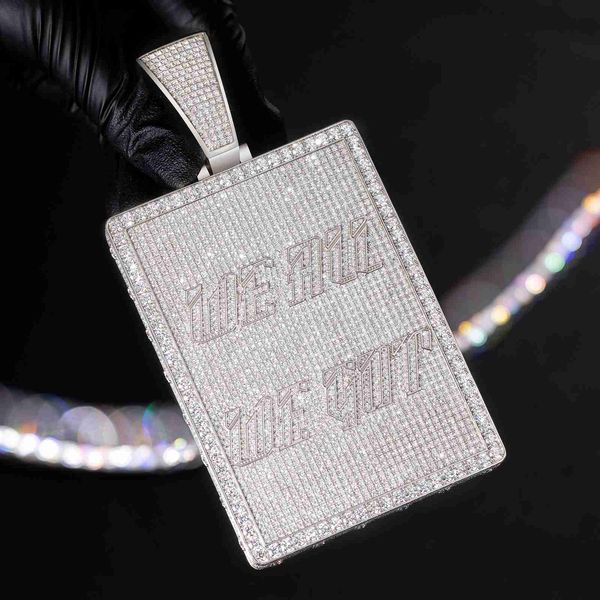 KRKC Custom Pendant Hip Hop Necklace 925 Sterling Silver 10k/14k/18k Vvs Moissanite Diamond Silver Pendant
KRKC Custom Pendant Hip Hop Necklace 925 Sterling Silver 10k/14k/18k Vvs Moissanite Diamond Silver Pendant