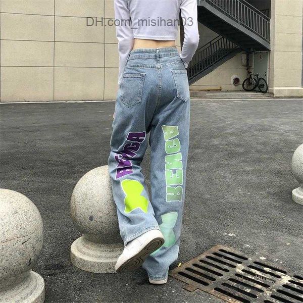 women's jeans high street star letter printed slouchy jeans women's ins style hip hop trend american loose relaxed versatile strai, Blue
women's jeans high street star letter printed slouchy jeans women's ins style hip hop trend american loose relaxed versatile strai, Blue