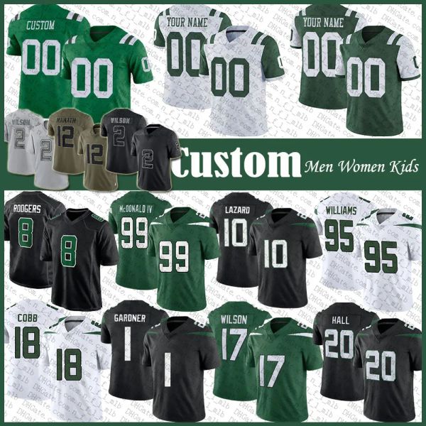 custom 8 aaron rodgers randall cobb football jersey ahmad sauce gardner zach garrett wilson breece hall quinnen williams will mcdonald iv jo, Black;red
custom 8 aaron rodgers randall cobb football jersey ahmad sauce gardner zach garrett wilson breece hall quinnen williams will mcdonald iv jo, Black;red