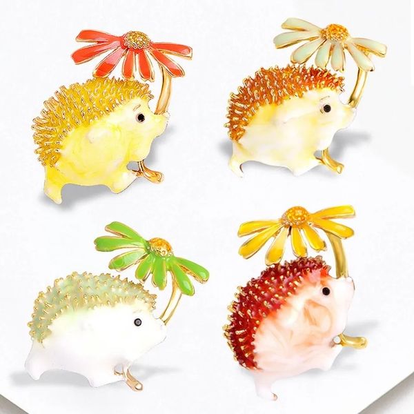 cute hold daisy flower hedgehog brooch for women animal broochesjewelry design pin, Gray
cute hold daisy flower hedgehog brooch for women animal broochesjewelry design pin, Gray