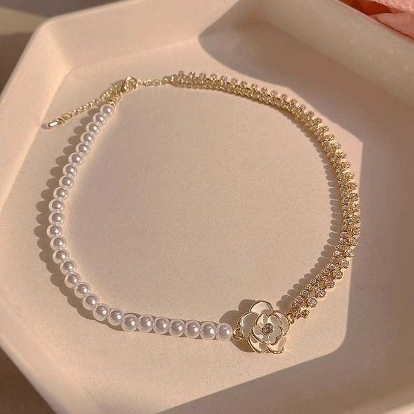 baroque pearl necklace light luxury and niche camellia flower collarbone 2023 new splicing zircon neck chain women's summer, Black
baroque pearl necklace light luxury and niche camellia flower collarbone 2023 new splicing zircon neck chain women's summer, Black